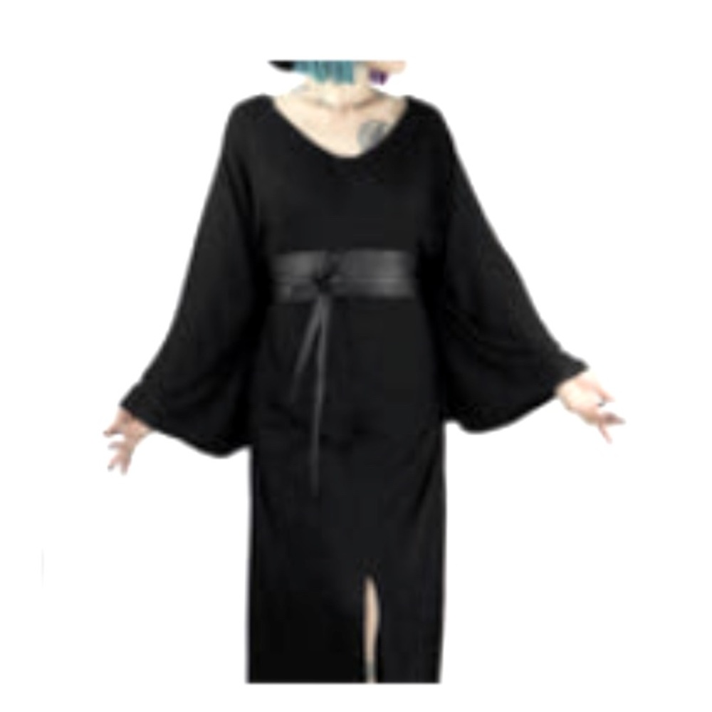 NWOT Foxblood Autopsy Maxi Black Dress - XL/2XL
